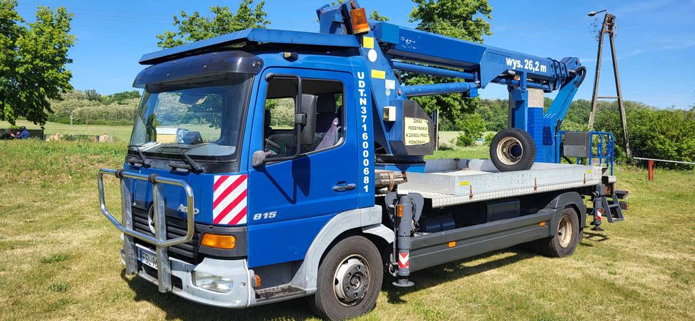 Podest ruchomy - Zwyżka - Mercedes Atego 815 - gotowy do pracy!