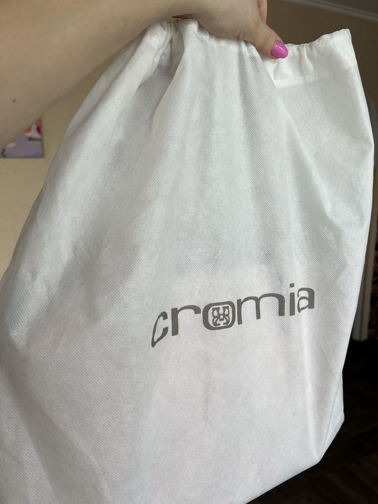 Сумка Cromia Perla Peonia шкіра сафьяно