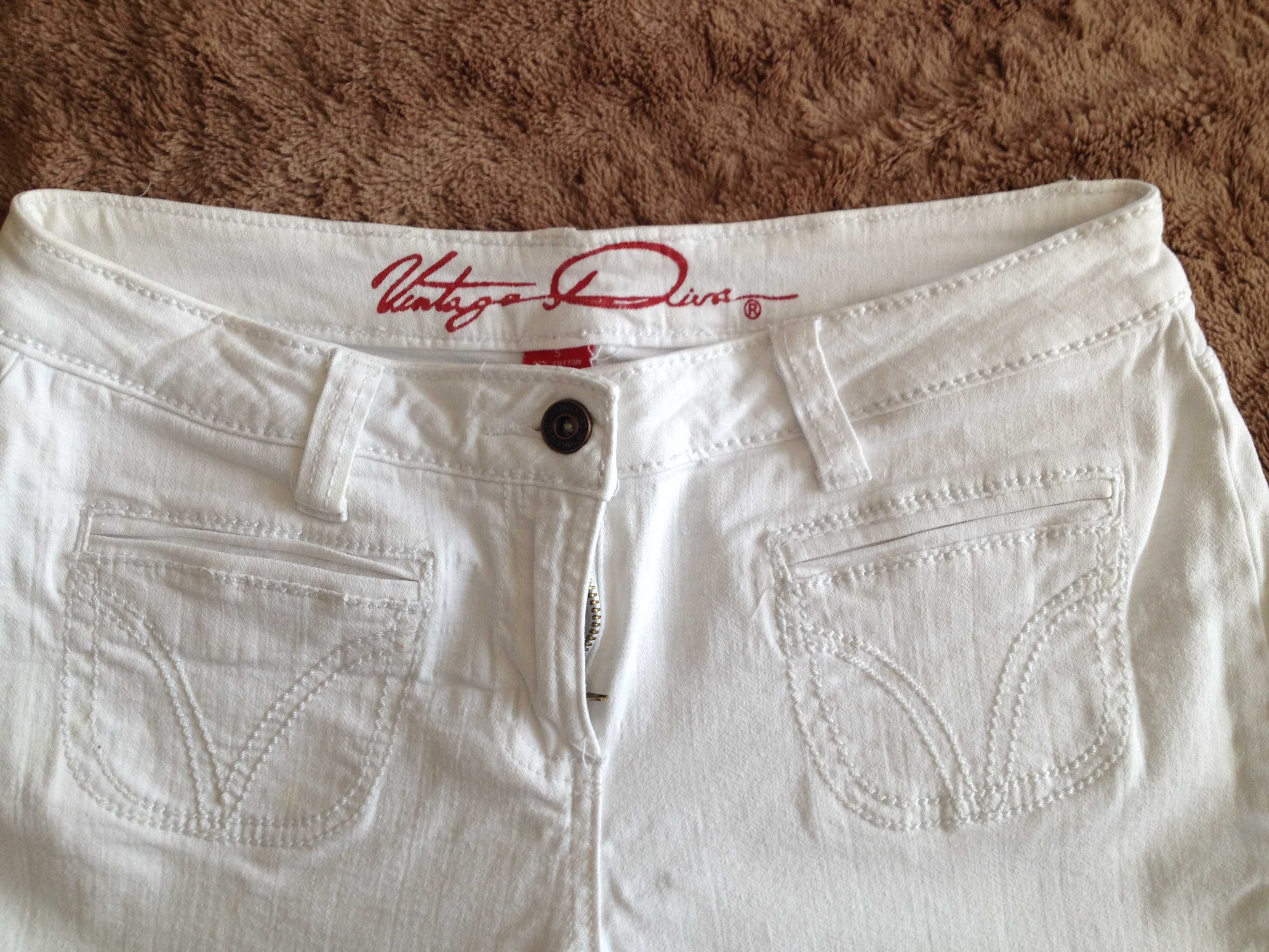 Bermudas brancas  - Vintage