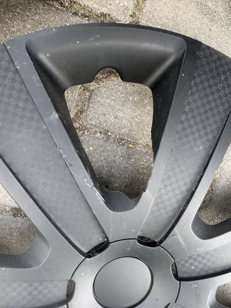 Kołpaki 16 czarne matowe VR