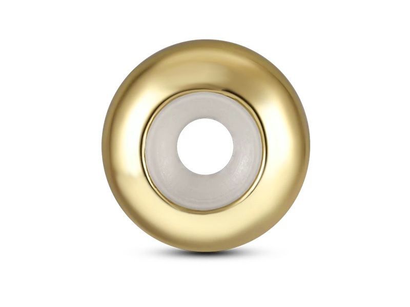 Srebrny Charms Mini Beads Stoper Blokada Lock O-Ring02Lity