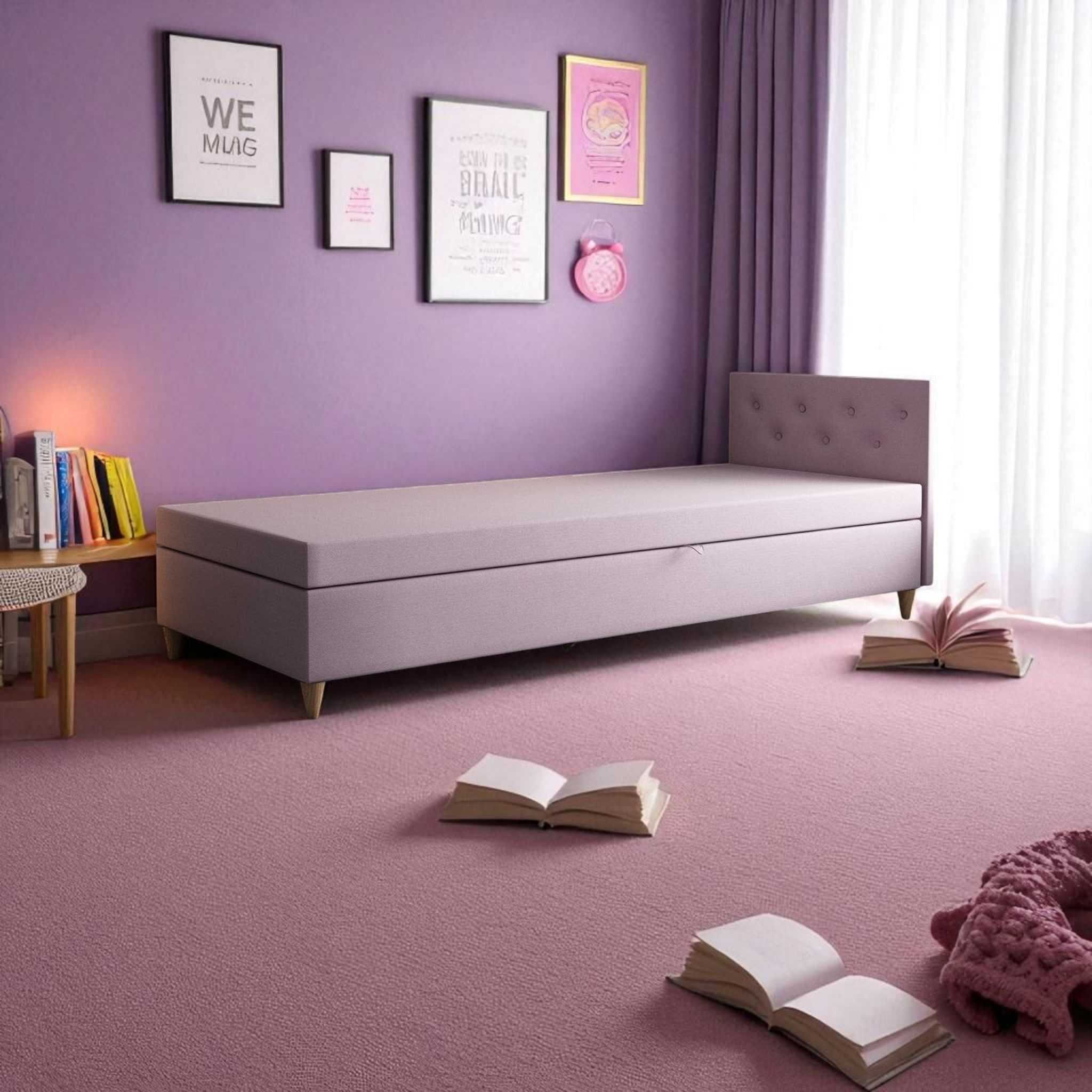 Tapczan jednoosobowy łóżko młodzieżowe sofa pojemnik DARMOWA WYSYŁKA