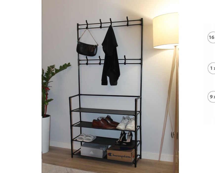 WIESZAK stojak szafka na buty półka do garderoby salonu komoda kredens