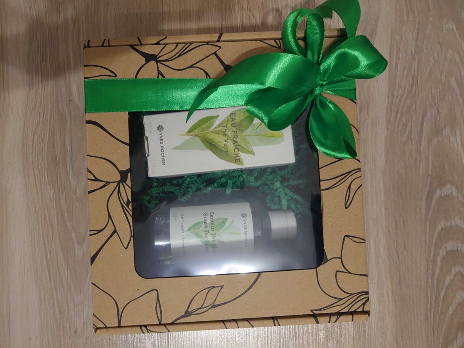 Zestaw prezentowy damski kosmetyczny Yves Rocher zielona herbata