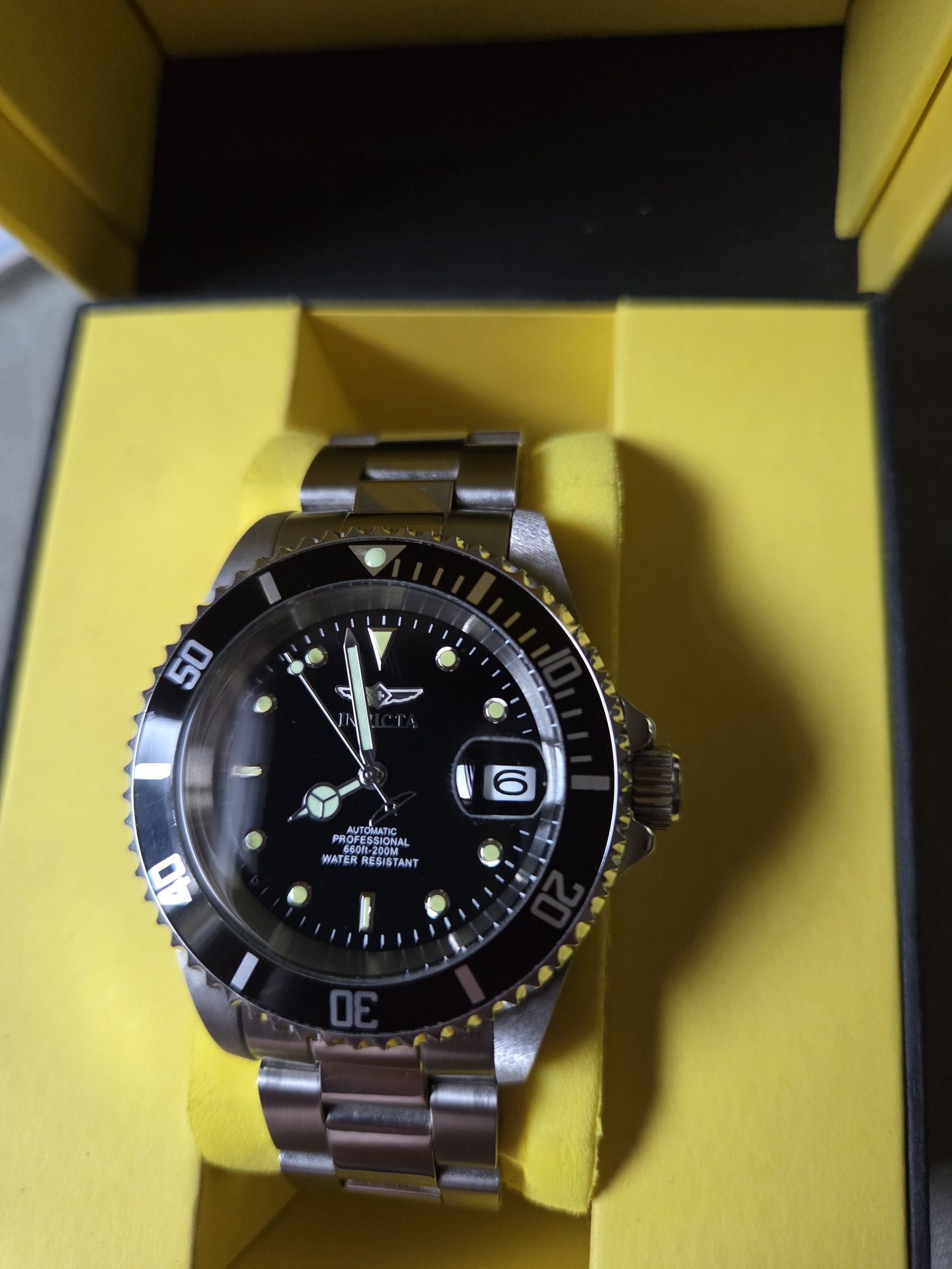 INVICTA Pro Diver 200m. AUTOMATIC pełny zestawie