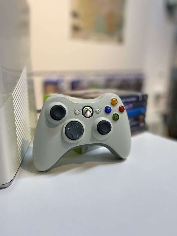 З Гарантією! +7 ліц.Дисків! Xbox 360 S White від Магазина! Іксбокс ігр