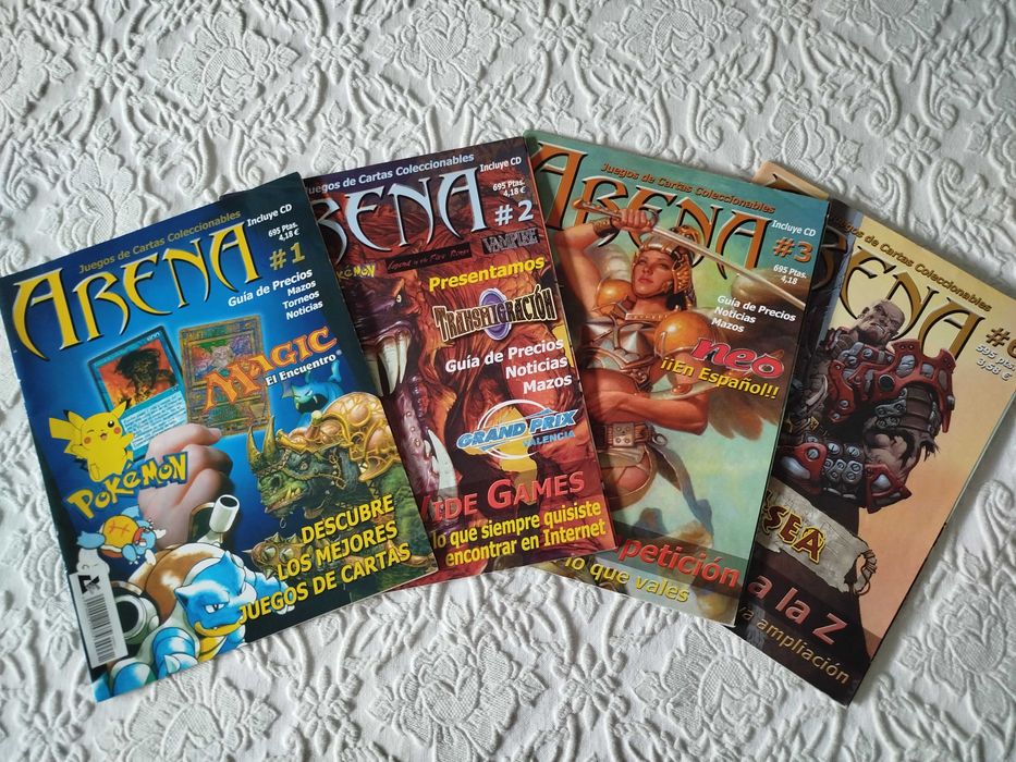 Revistas Arena, números 1, 2, 3 e 6 [portes incluídos]