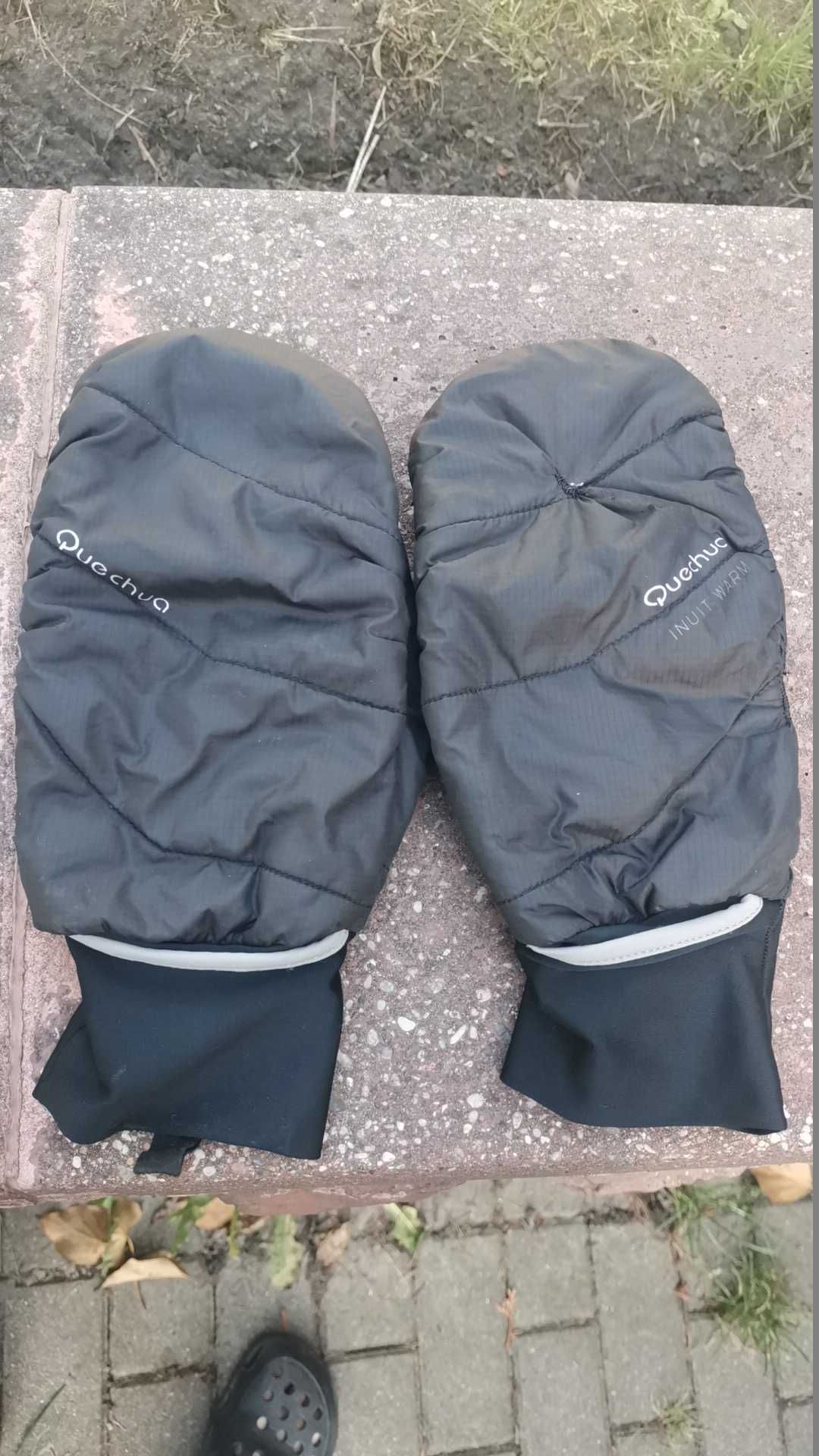 rękawiczki jednopalczaste jednym palcem ultralight Quechua Inuit Warm