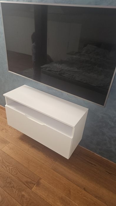 Szafka RTV Wisząca – Biel Mat!