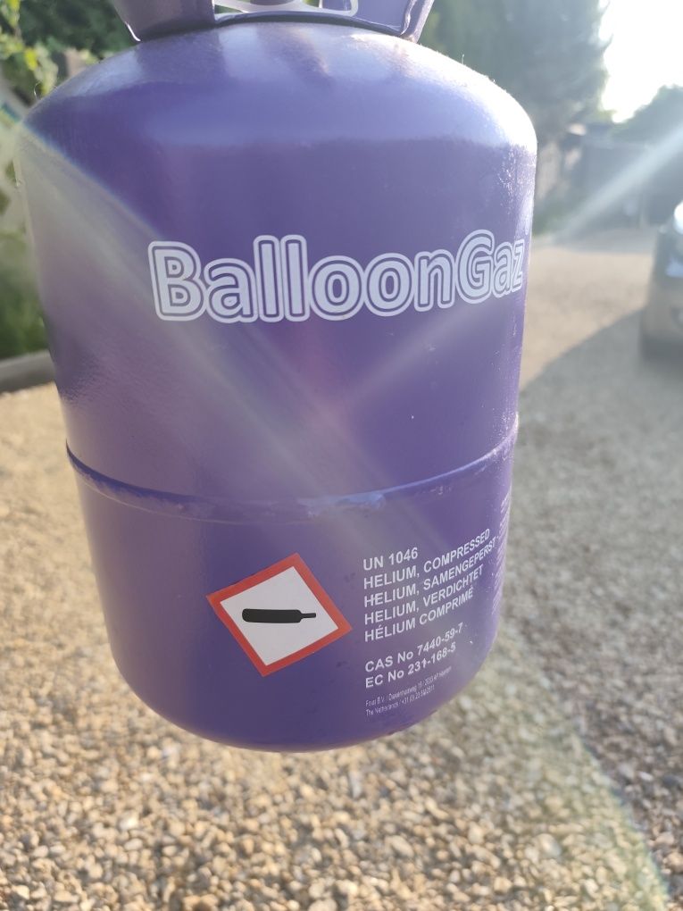 Pusta butla do balonów na hel