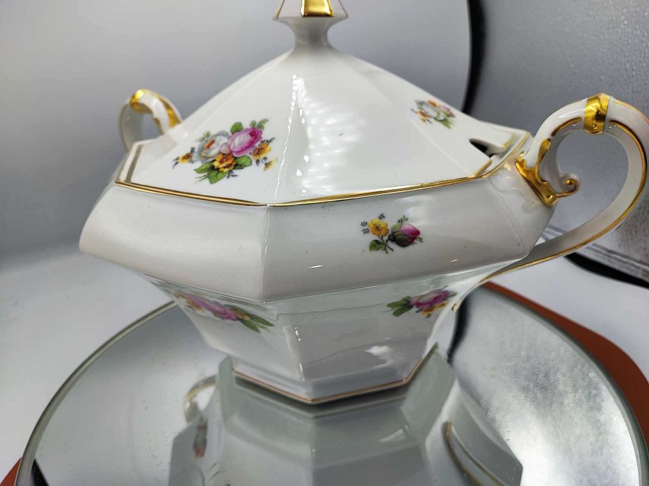 Art deco,porcelanowa waza na zupę,Bavaria Tirschenreuth,Chicago