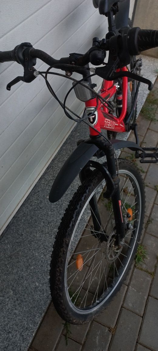 Bicicleta Team Vermelha