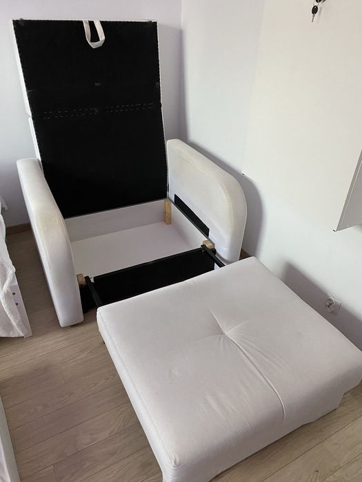 Amerykanka Togo, fotel rozkładany z fukcją spania