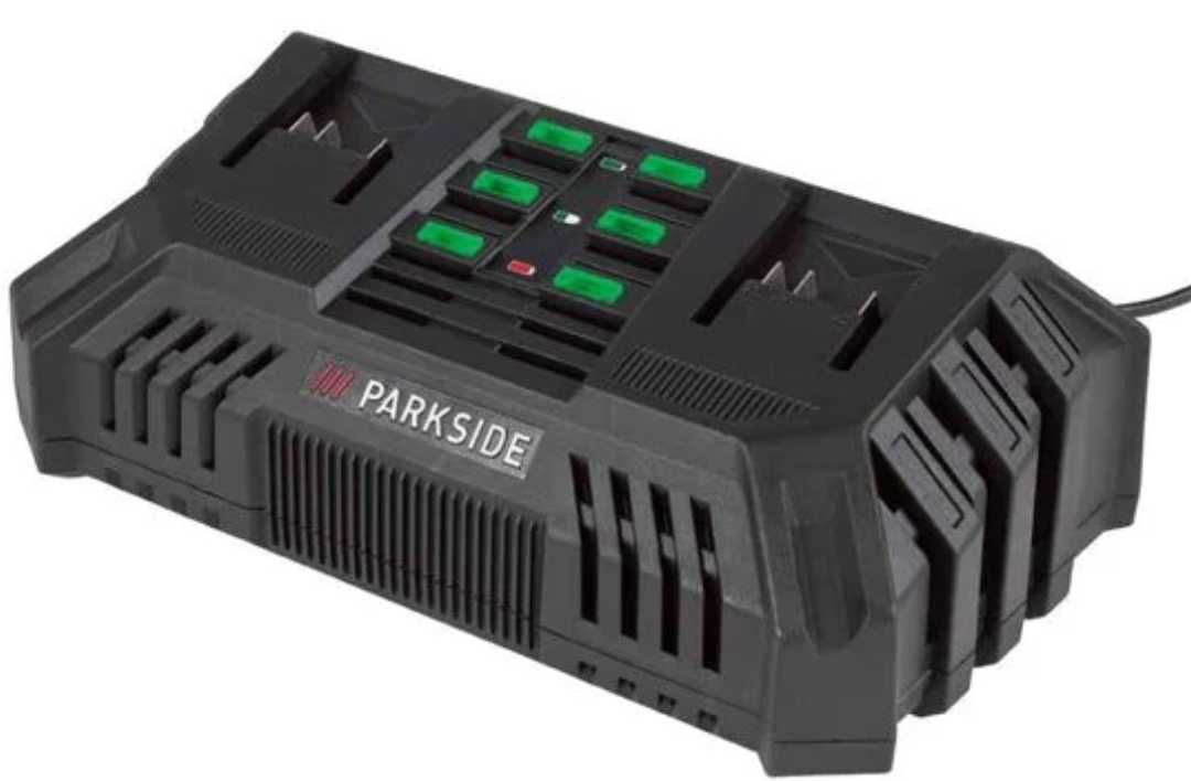 Carregador duplo 20 V Parkside