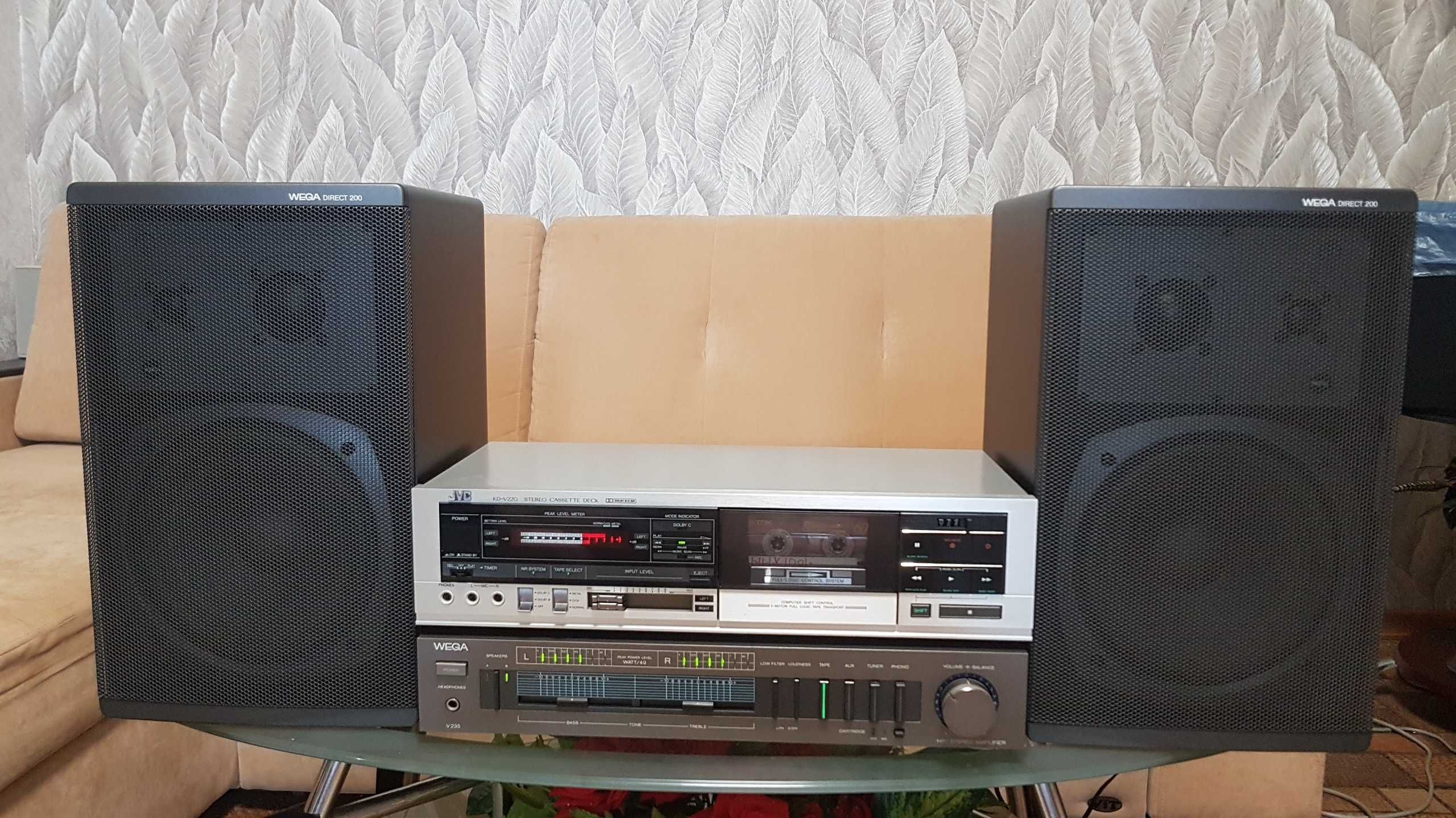 Акустика+усилитель WEGA/SONY/Direct 200+V235 made in W.Germany