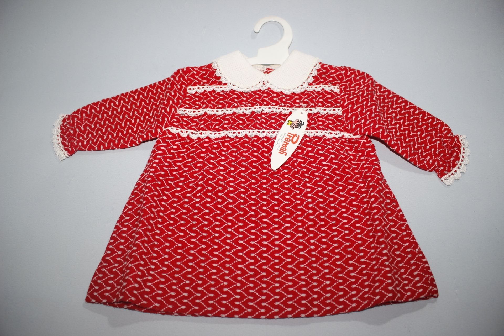2 vestidos menina Vintage, marca Premali, Fabricado Portugal, Novo