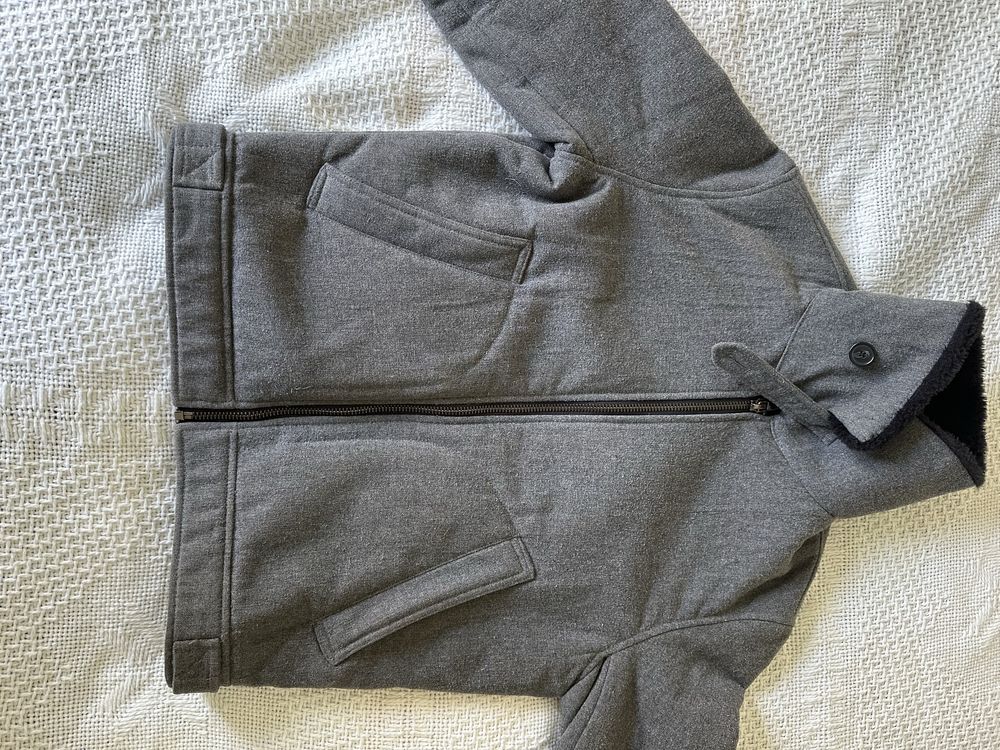 Чоловіча куртка дублянка з штучним хутром Zara