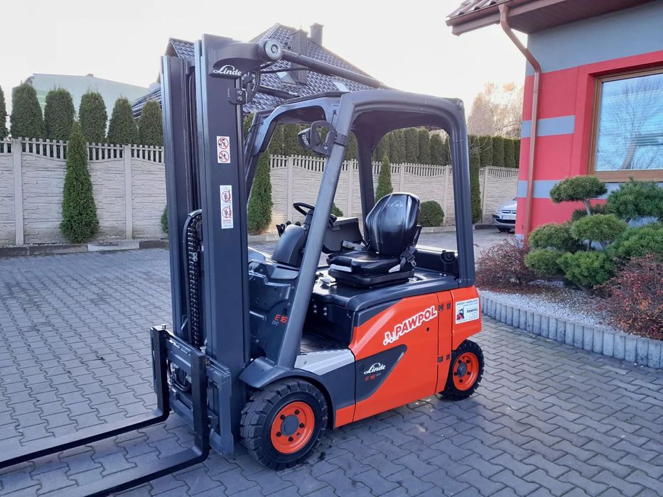 Linde E 16P-02  LINDE E16P Triplex Wolny Skok 2020 rok