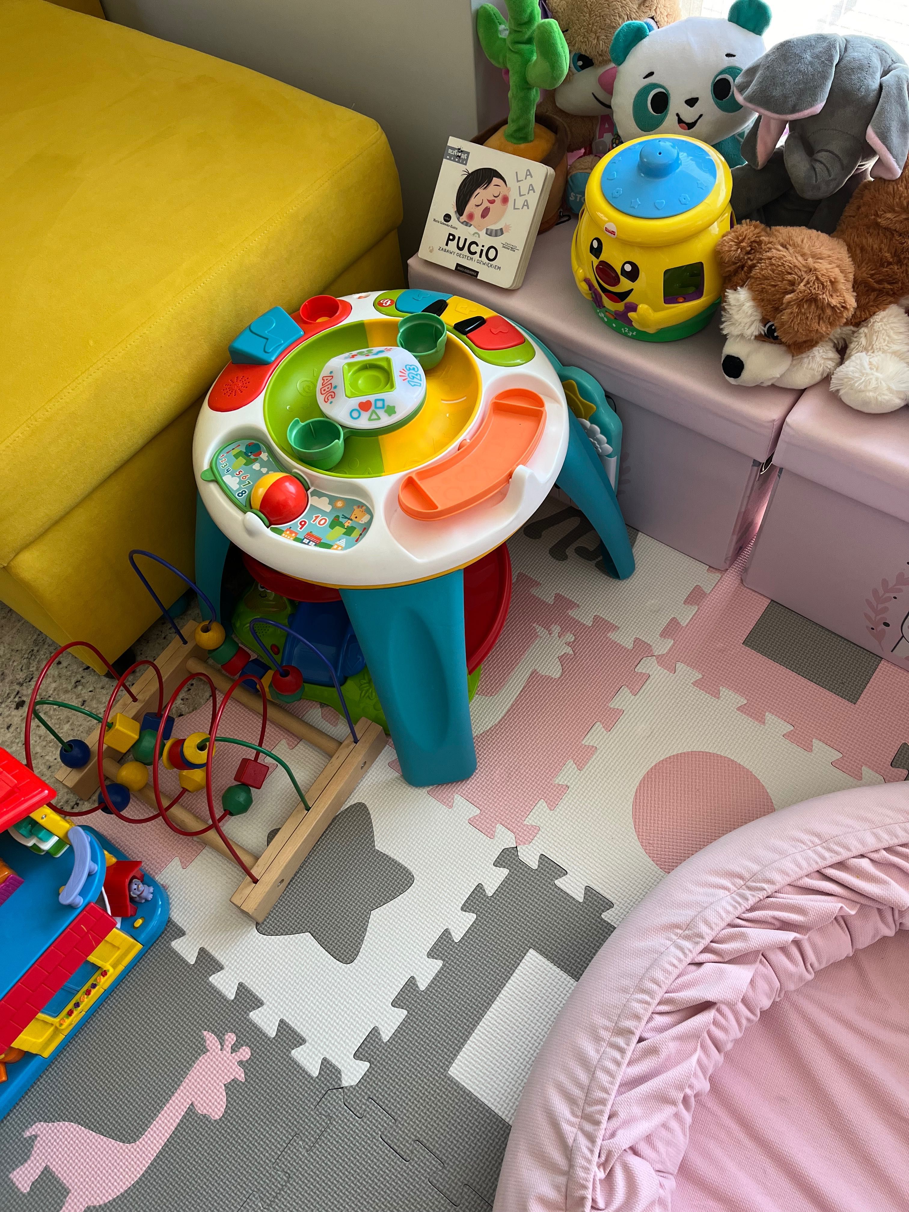 Fisher-Price Stolik edukacyjny Przyjaciele dżungli, z dźwiękami