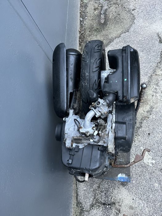 Двигун двигатель мотор Suzuki lets 2 3 1 verde