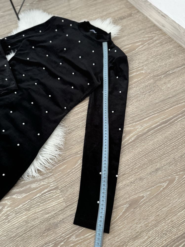 Сукня з перлинками від Zara,M 38 чорне плаття зара