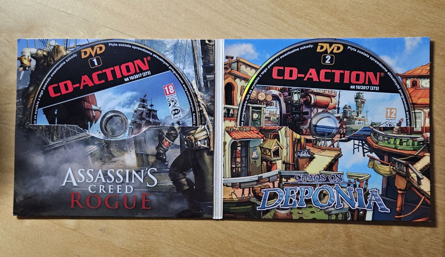 Assassin's Creed Rogue + Chaos on Deponia CD-Action