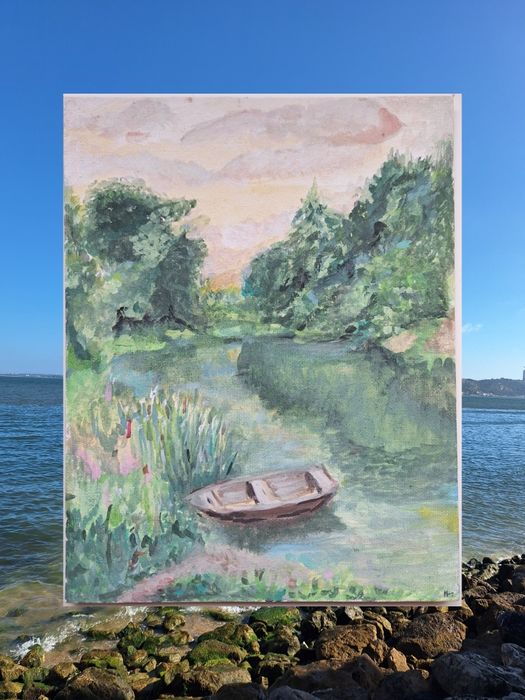 Pintura a Guache sobre Tela