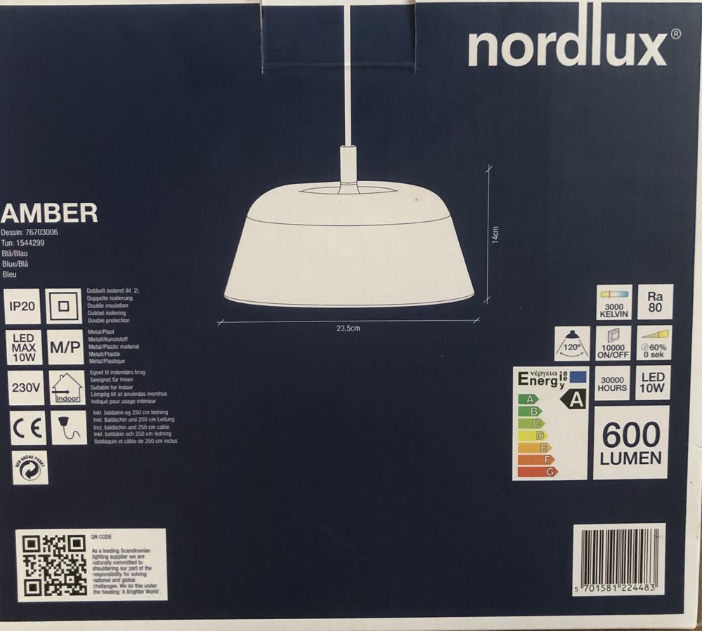 Nordlux Amber lampa wisząca