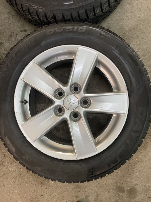 Felgi, koła 16 cali Mitsubishi 5x114,3, nowe zimowe opony 205/60/16