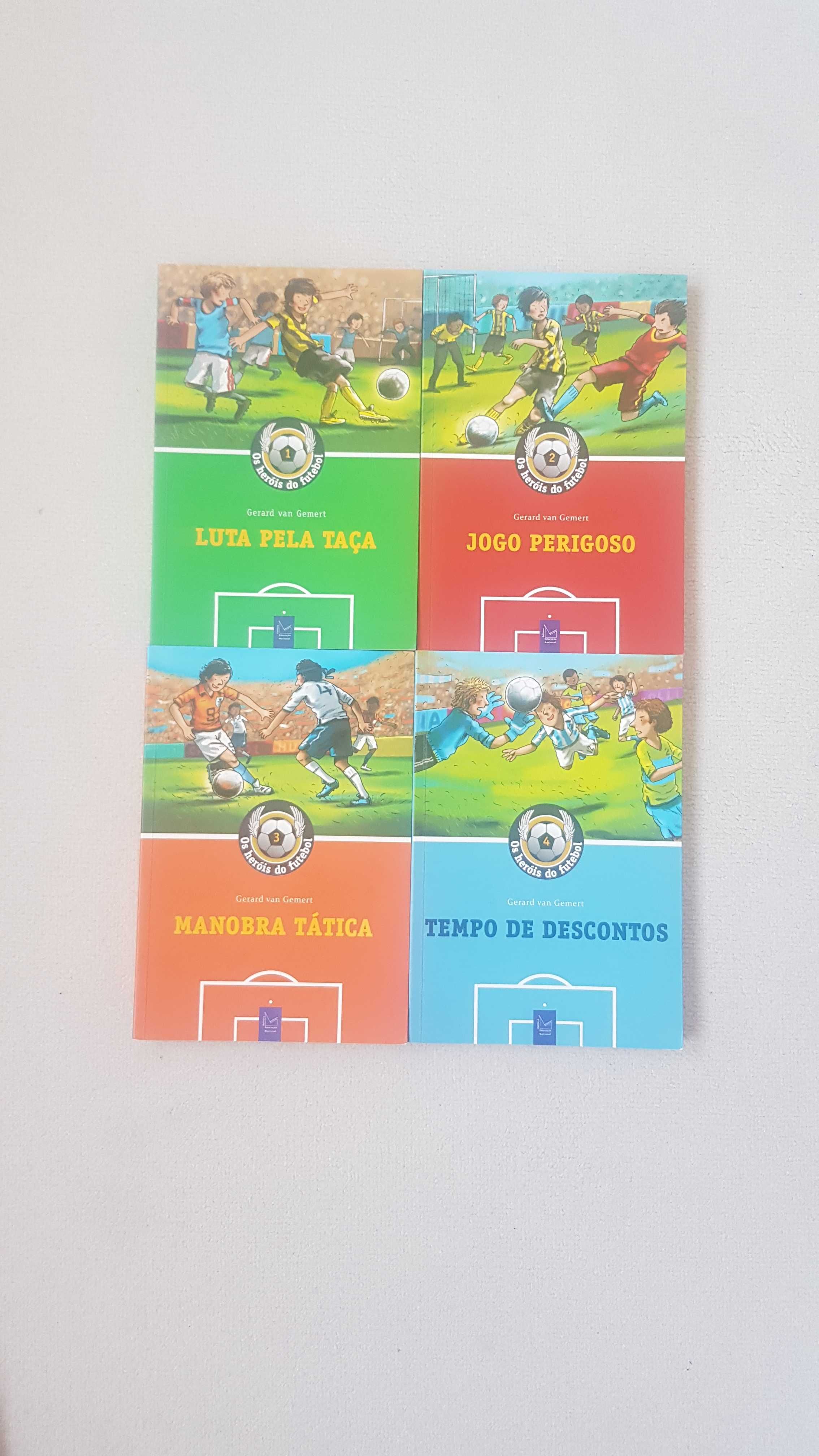 Livros coleção "Os heróis do futebol" de Gerard Van Gemert