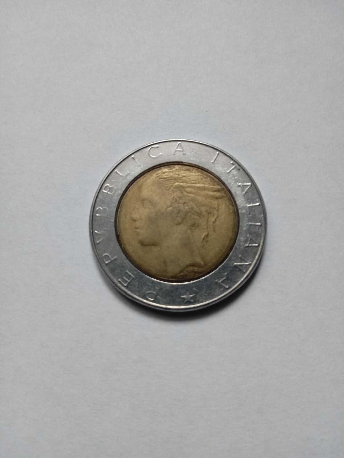 Stara Moneta 500 Lirów Rzym 1988r