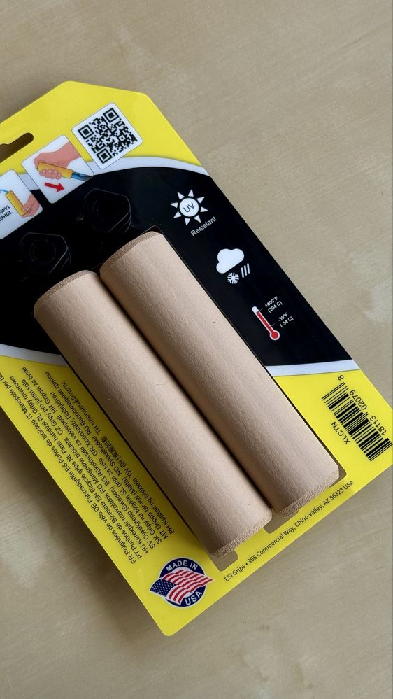 Punhos ESIgrips Extra Chunky Castanho