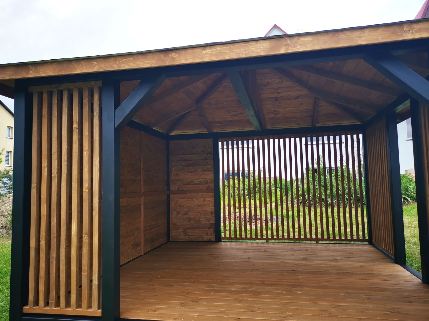 Altana 4x4 Z lamelami domek pergola lamele lamel