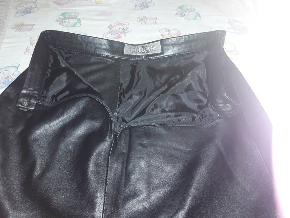 Очень классная кожаная юбочка