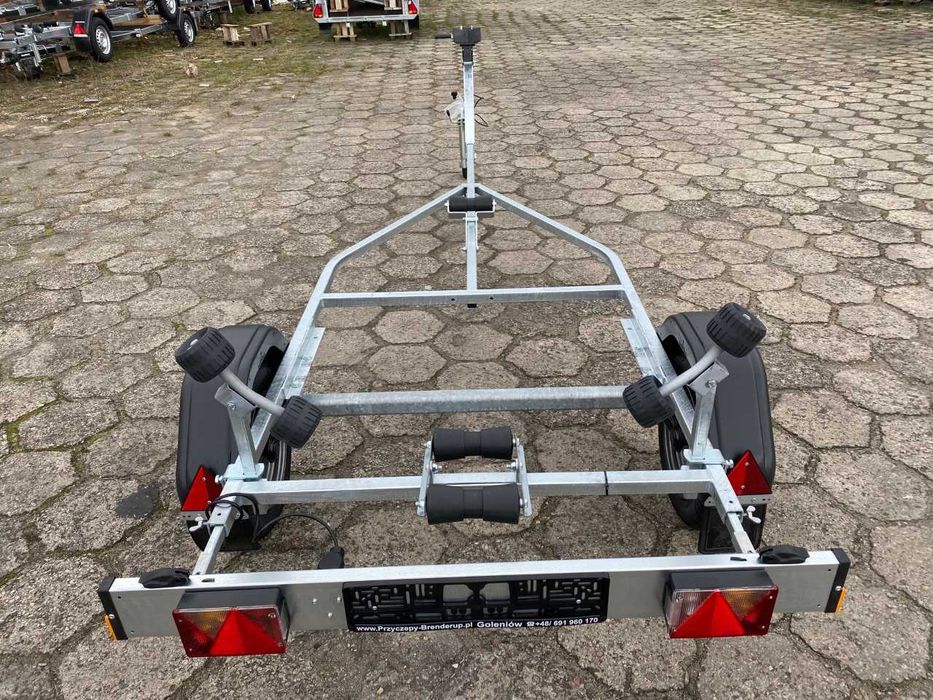 Brenderup 15600UB do 4.6 m.! przyczepa podłodziowa DMC 600kg / laweta