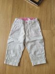 Krótkie lniane spodenki H&M Logg r. 116cm stan BDB