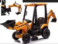 Koparka JCB na akumulator dla dziecka 12V 90WAT łyżka pojazd 4w1