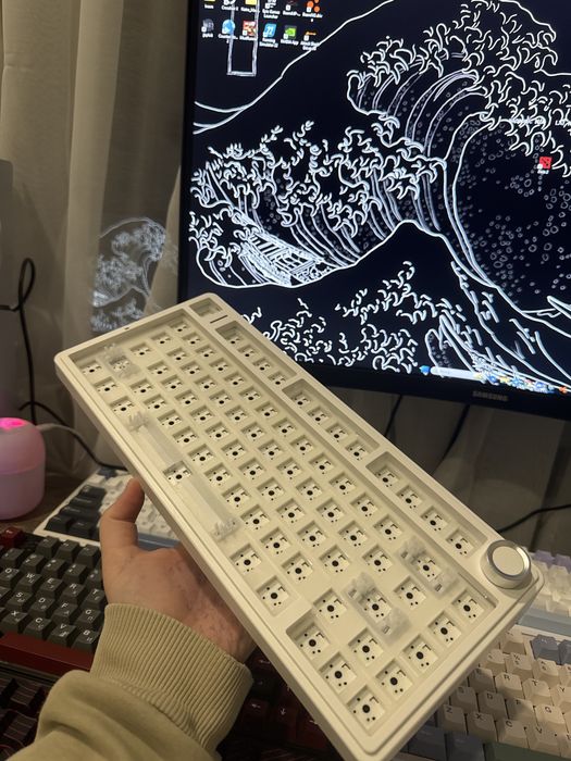 Aula f75 корпус белый