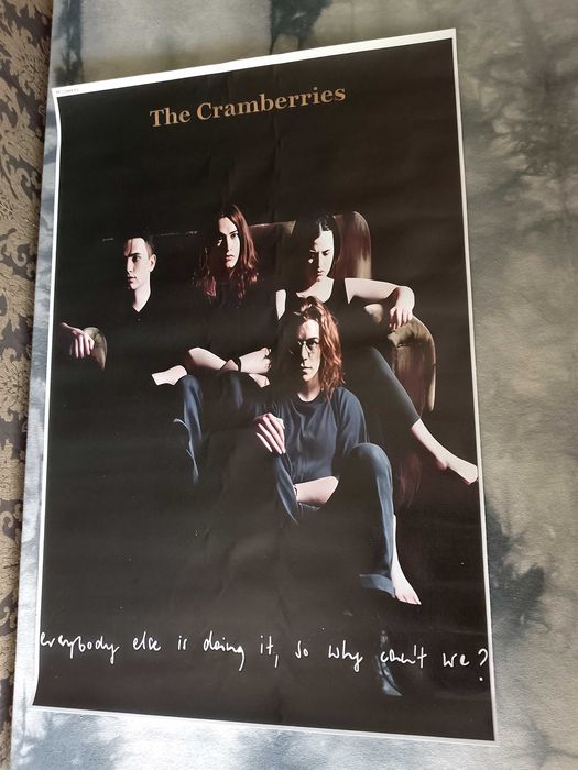 plakat zespołu muzycznego the cramberries
