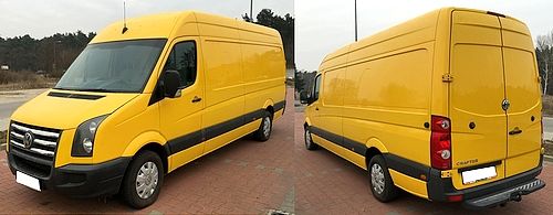 HAK HOLOWNICZY Mercedes Sprinter Volkswagen Crafter BUS ze stopniem .