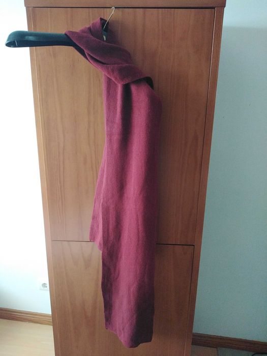 Cachecol Bordeaux de lã