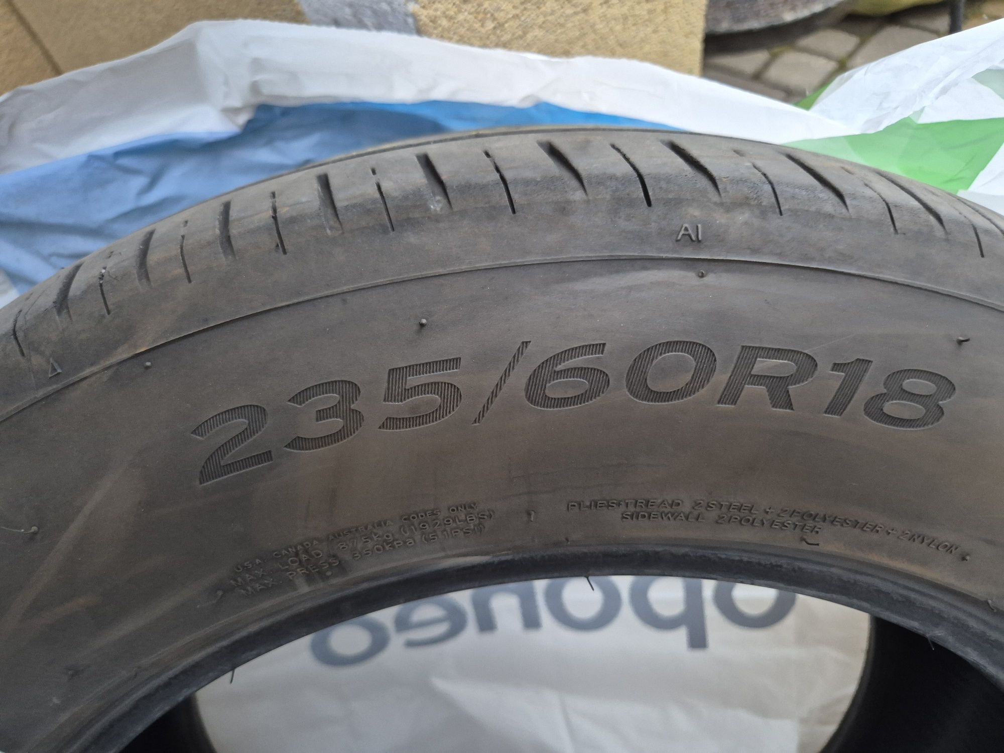 Hankook 235/60/18 komplet 2023r