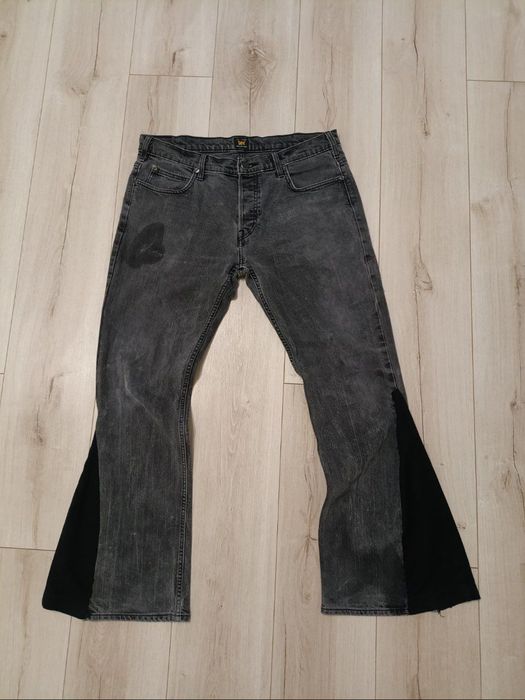 Flared boot cut jeans balenciaga archive клеш джинсы  bootcut racer