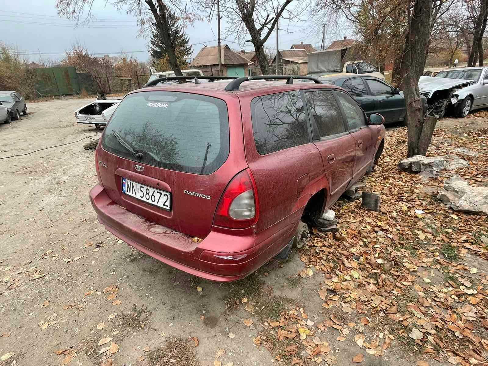 Комплект бампер+туманки оптика Daewoo Leganza