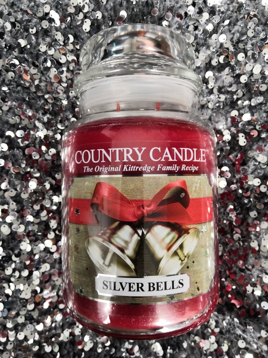 Country Candle - Silver Bells - świeca duża - Unikat