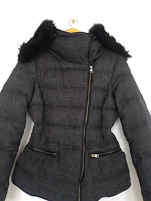 Пуховик зимова жіноча куртка косуха на пуху miralba, розмір s.