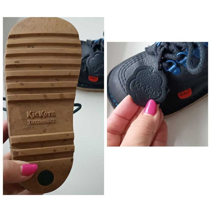 ШКІРА! Високі дитячі кросівки, хайтопи, ботинки Kickers (Франція) 29р