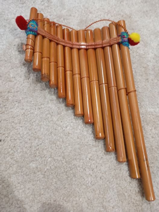 Flauta de cana como nova