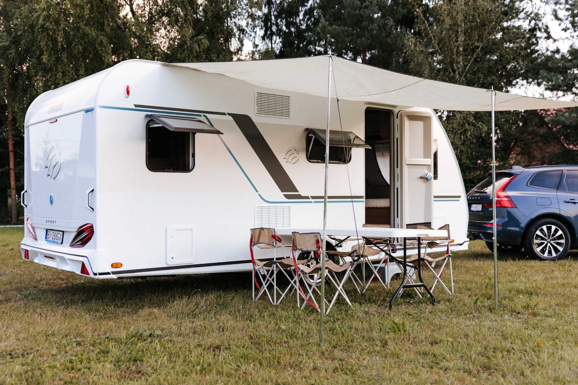 Wynajem przyczepa kempingowa KNAUS  Sport 500 KD NOWA 6 osób 1400DMC