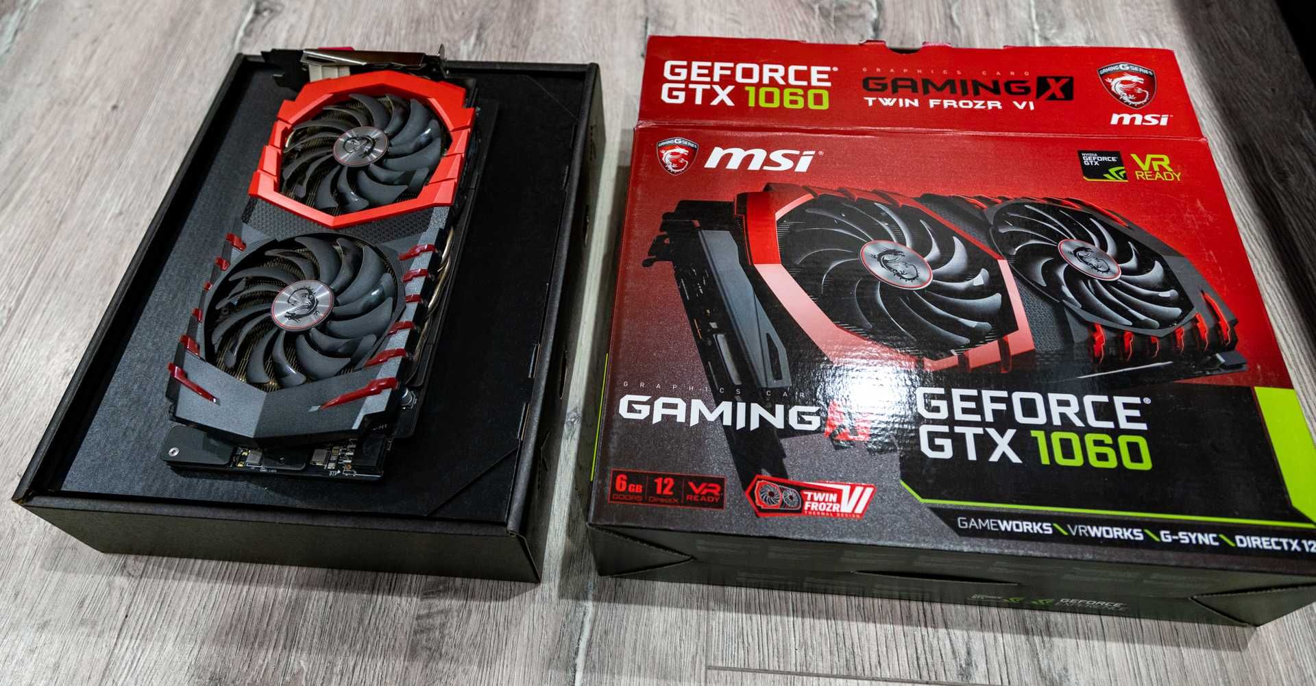 Відеокарта MSI GeForce GTX 1060 GAMING X 6G